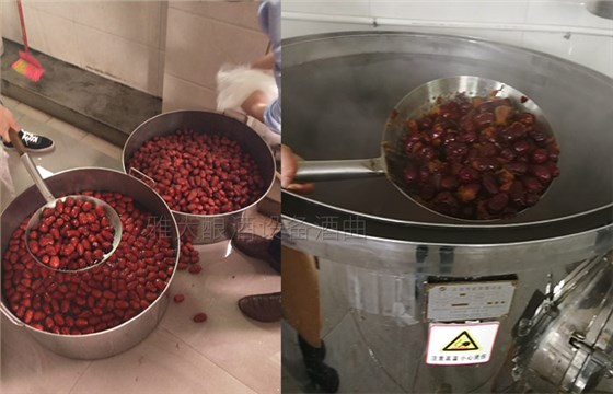 紅棗酒怎么做？用小型酒廠釀酒設(shè)備制作紅棗酒方法-02-紅棗酒釀酒