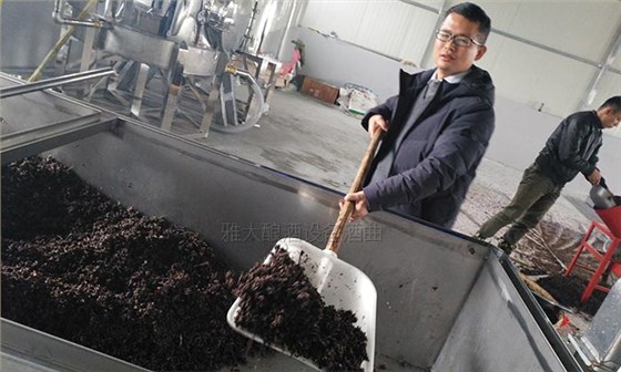 40噸拐棗急需發(fā)酵怎么辦？雅大電加熱釀酒設(shè)備蔣老師上門指導(dǎo)！-06