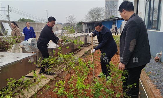 3-12雅大胡董事長(zhǎng)帶領(lǐng)員工植樹