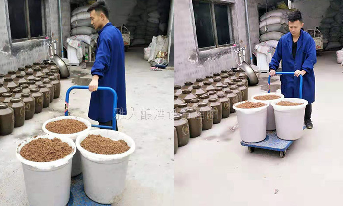 2590后釀酒小白用釀酒蒸餾設(shè)備做酒1年，散酒50元斤，生意火爆！2