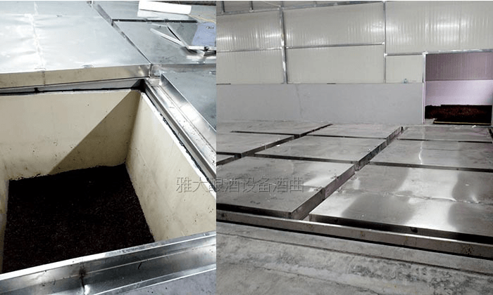 雅大白酒釀酒設備客戶采不不銹鋼蓋封窖